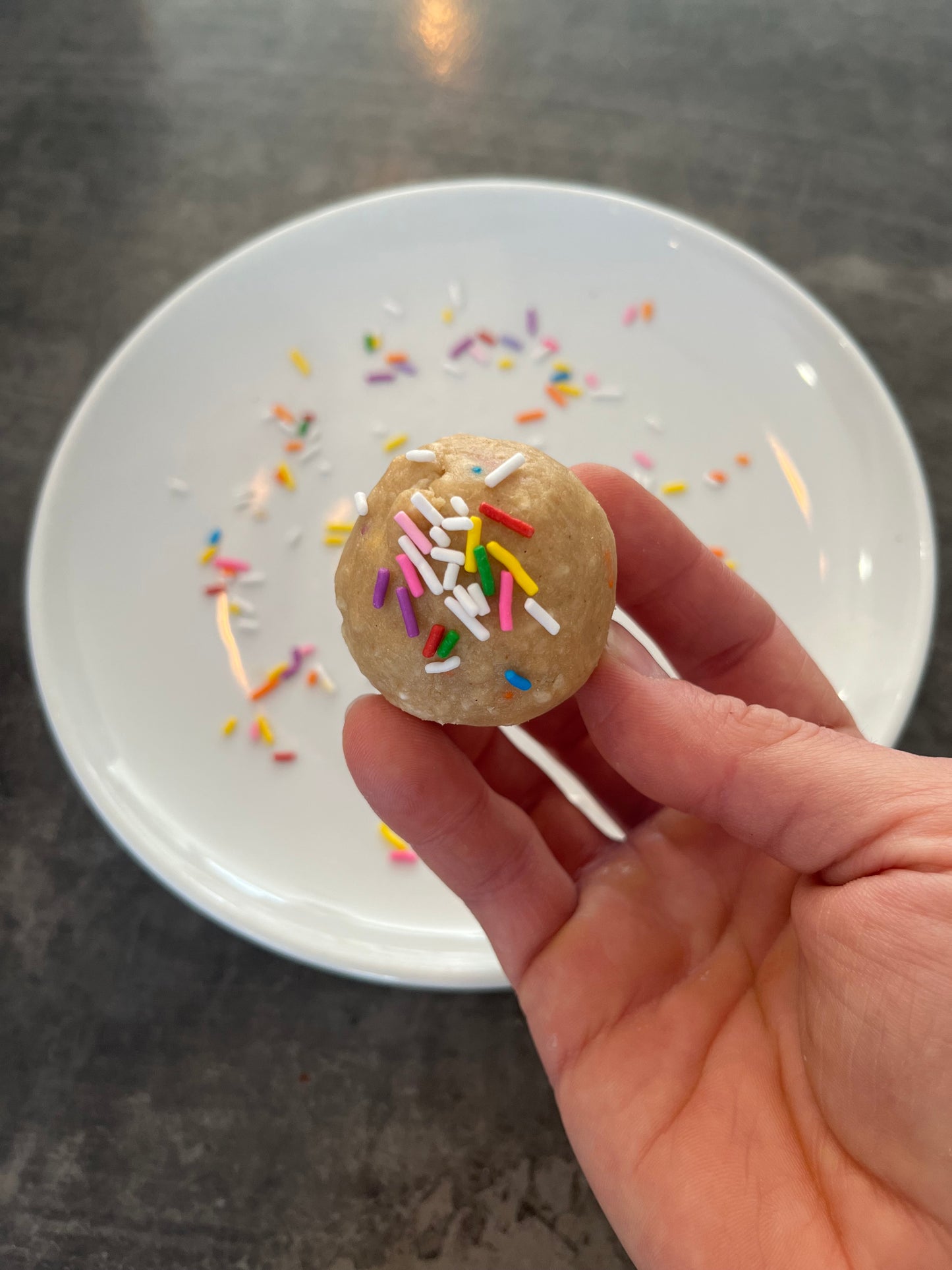 Boules « Gâteau d’anniversaire »