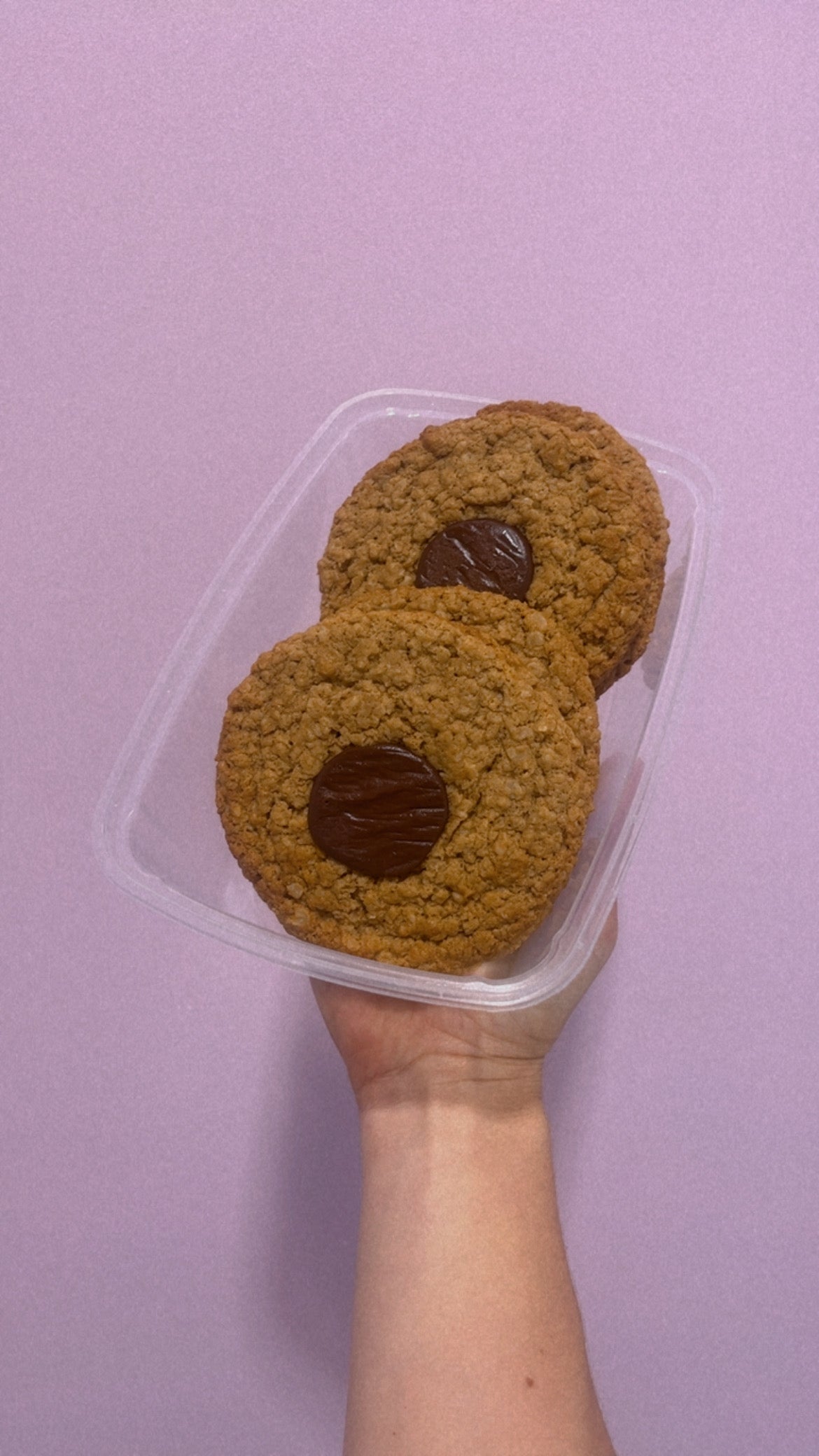 Galettes à l'avoine - Garniture fudge - Boîte de 6