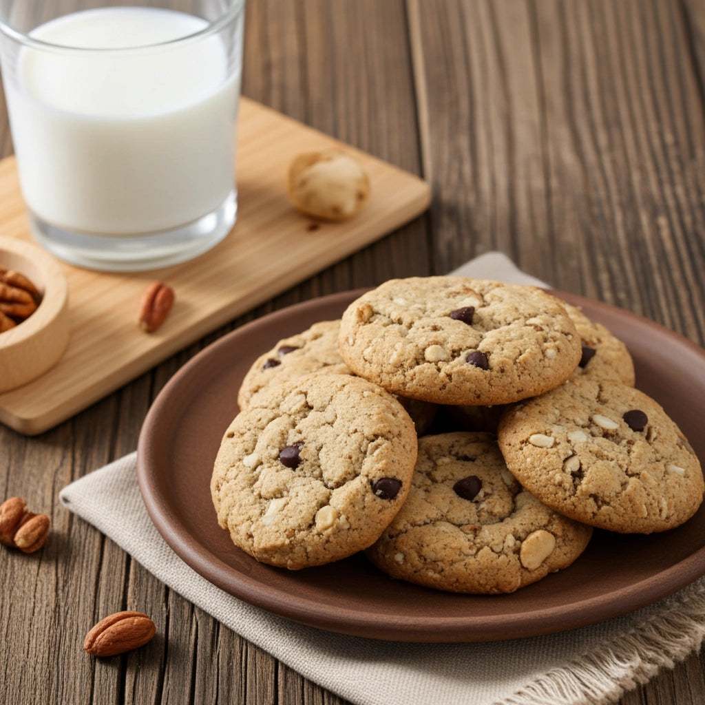 Biscuits croquants aux amandes & brisure de chocolat - Boîte de 6