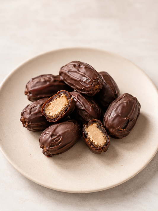 Dattes farcies de pâte à biscuit maison - Boîte de 10