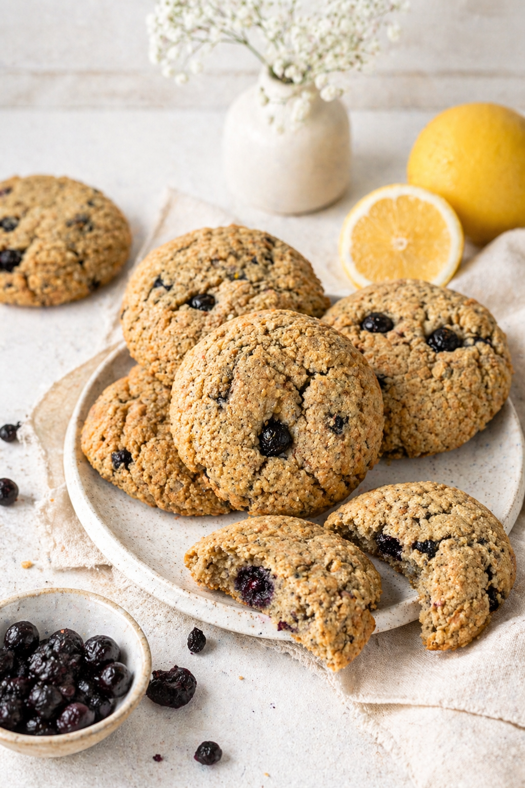 Biscuits bleuets & citron - Boîte de 6