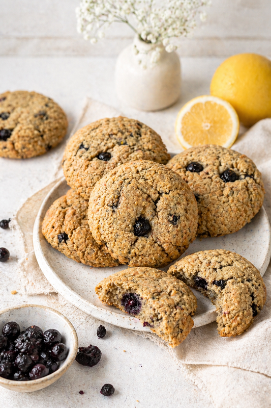 Biscuits bleuets & citron - Boîte de 6