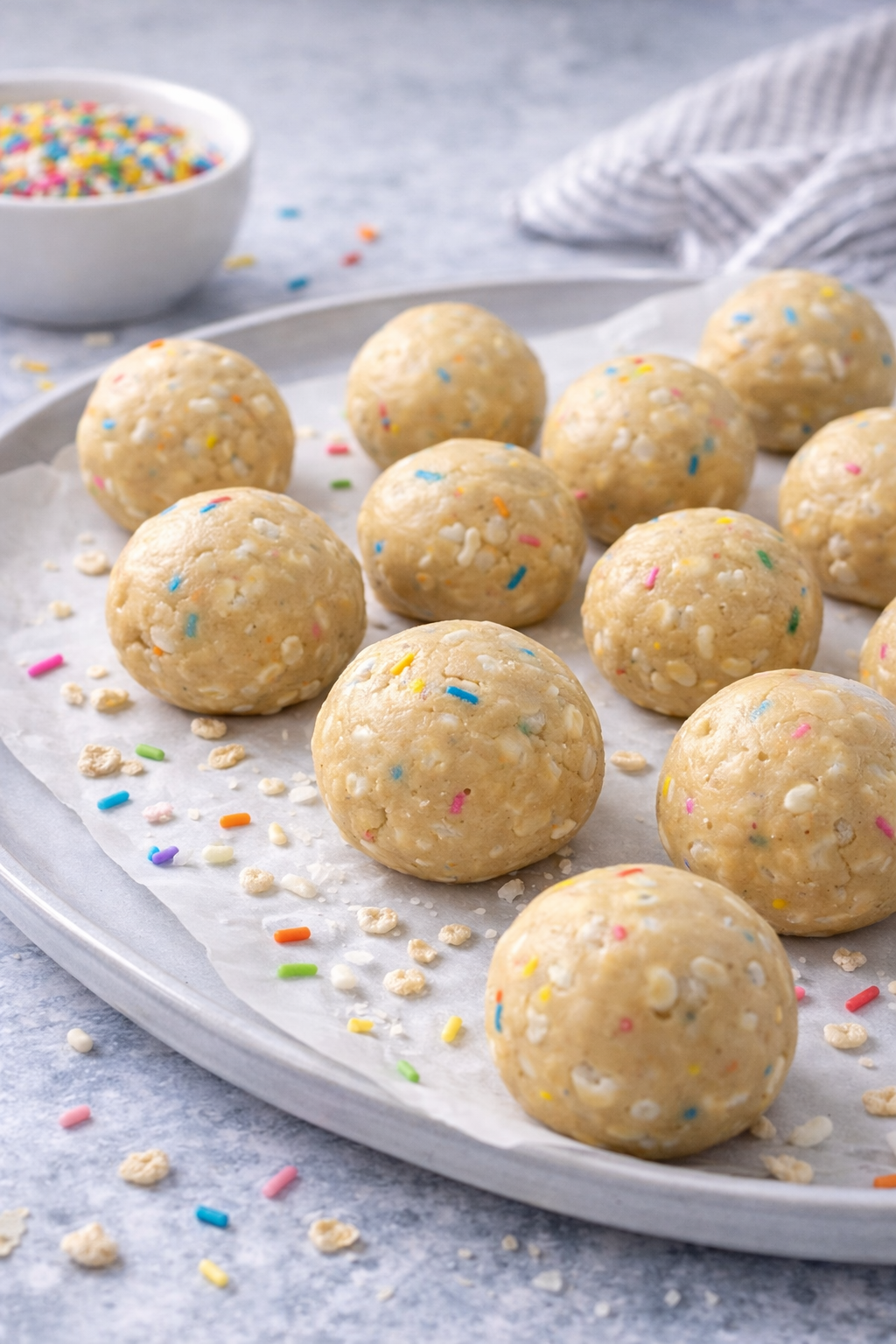 Boules « Gâteau d’anniversaire »