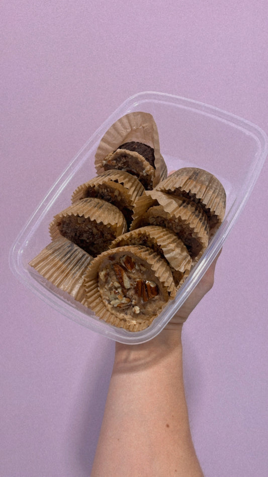 Cups brownie & caramel d'amandes