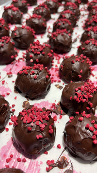 Échantillon - Mini boule '' sorbet '' aux framboises (1)