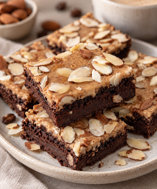 Carrés choco - café, ganache amandes - Boîte de 6