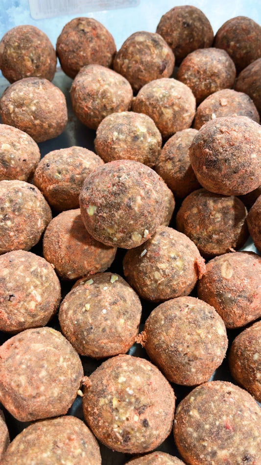 Échantillon - Boule aux fraises lyophilisées (1 boule)