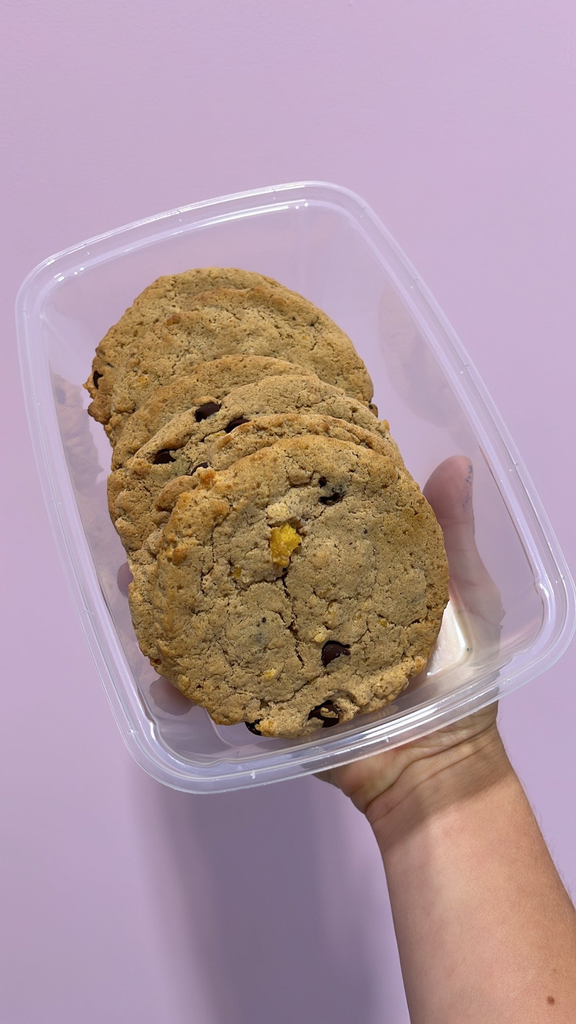 Biscuits à la poire séchée et brisures de chocolat noir