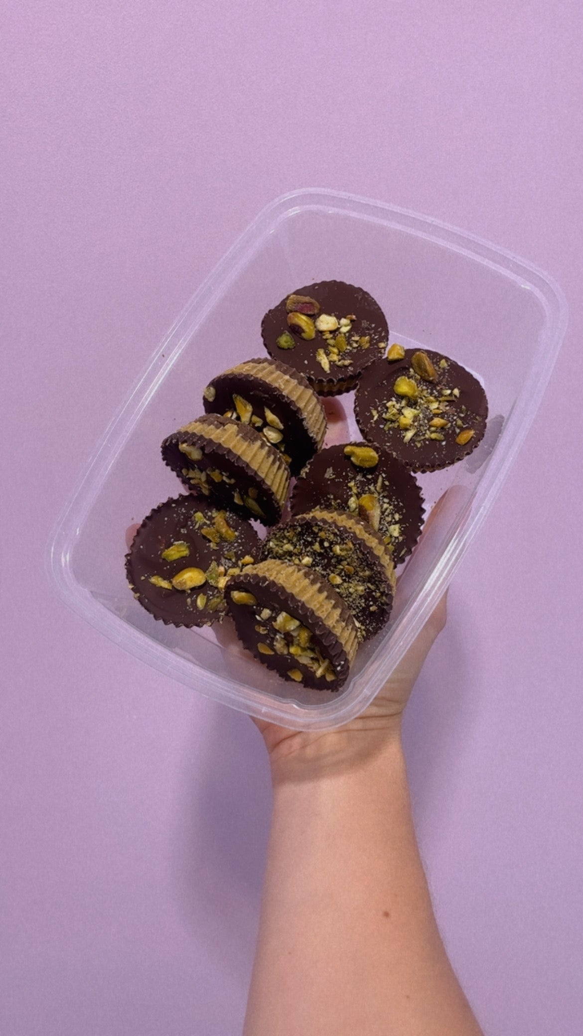 Cups aux pistaches - Boîte de 8