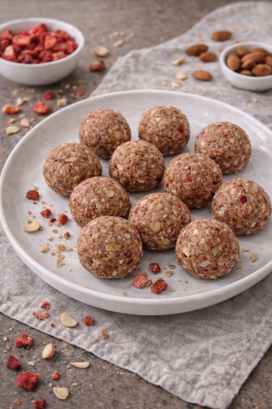 Boules '' Croustifraises '' - Boîte de 10