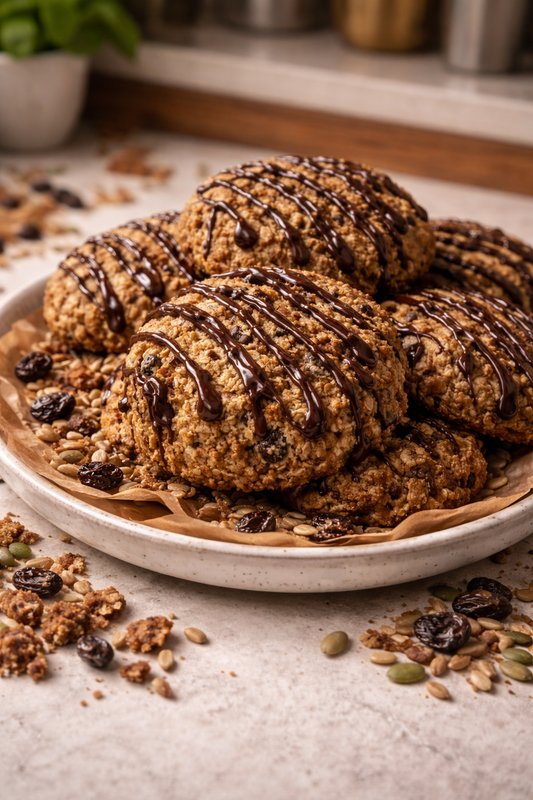 Galettes à la PVT, tahini & raisins - Boîte de 6