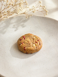 Échantillon - Mini biscuit aux framboises & chocolat blanc (1)